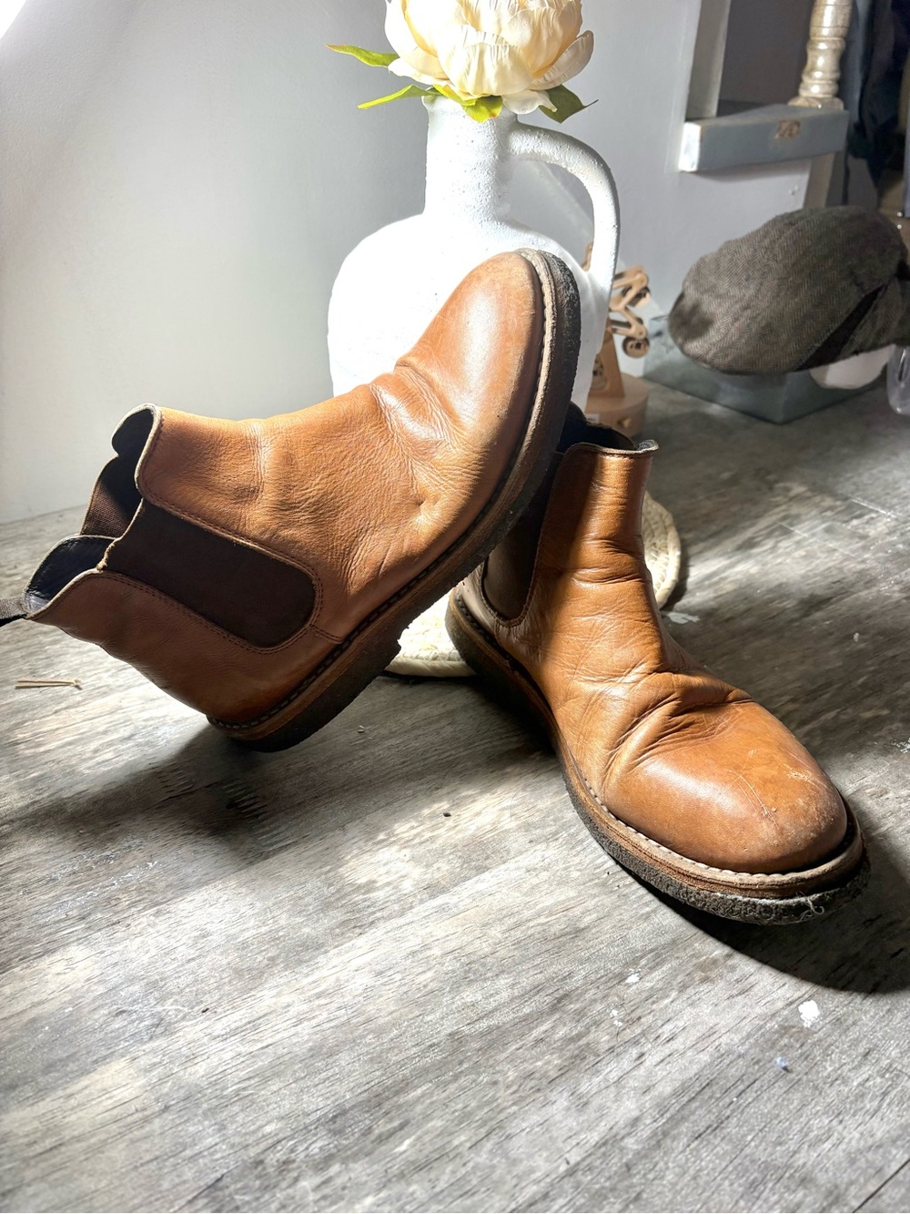 Gravity Pope Italian made leather booties